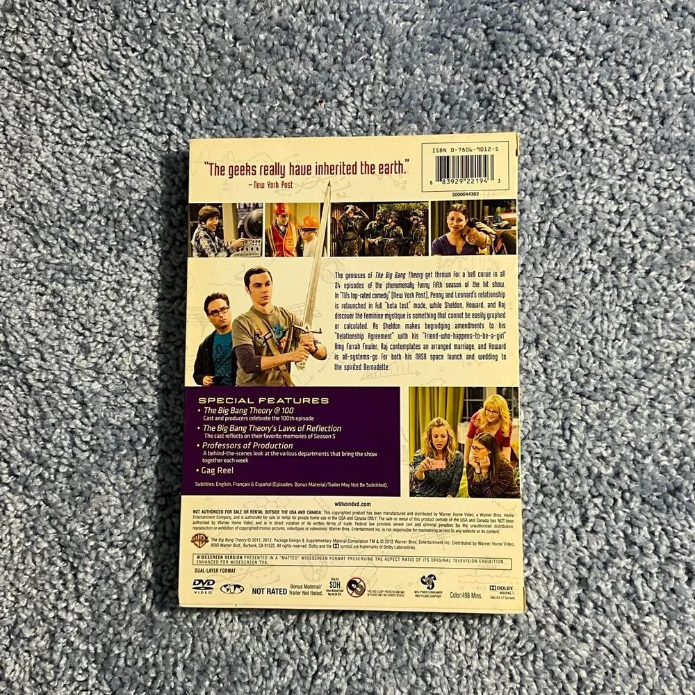 The Big Bang Theory the Complete Fifth Season